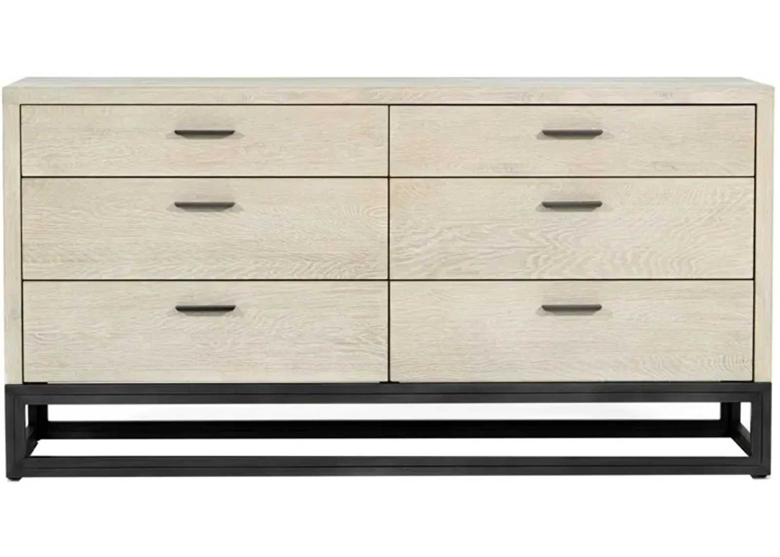 Starlight 6 Drawer Dresser in Beige by LH Imports Ltd