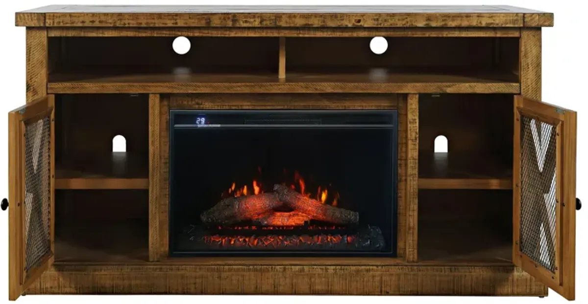 Telluride TV stand w/ Electric Fireplace