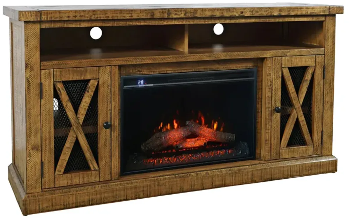 Telluride TV stand w/ Electric Fireplace