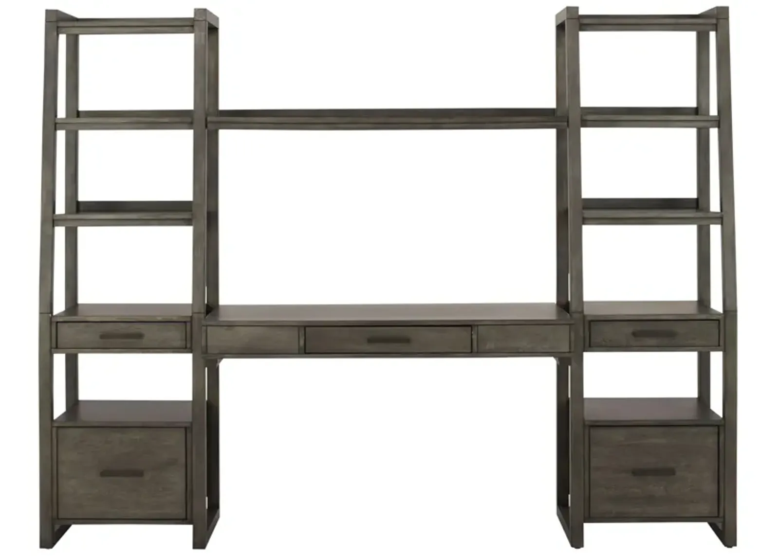 Minot 3-pc. Home Office Wall in Gray by Bellanest