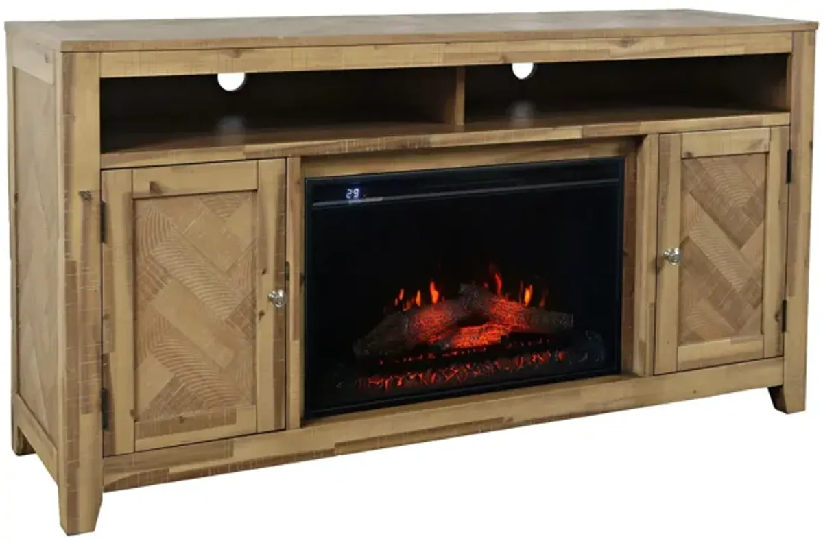 Fairview TV Stand w/ Electric Fireplace