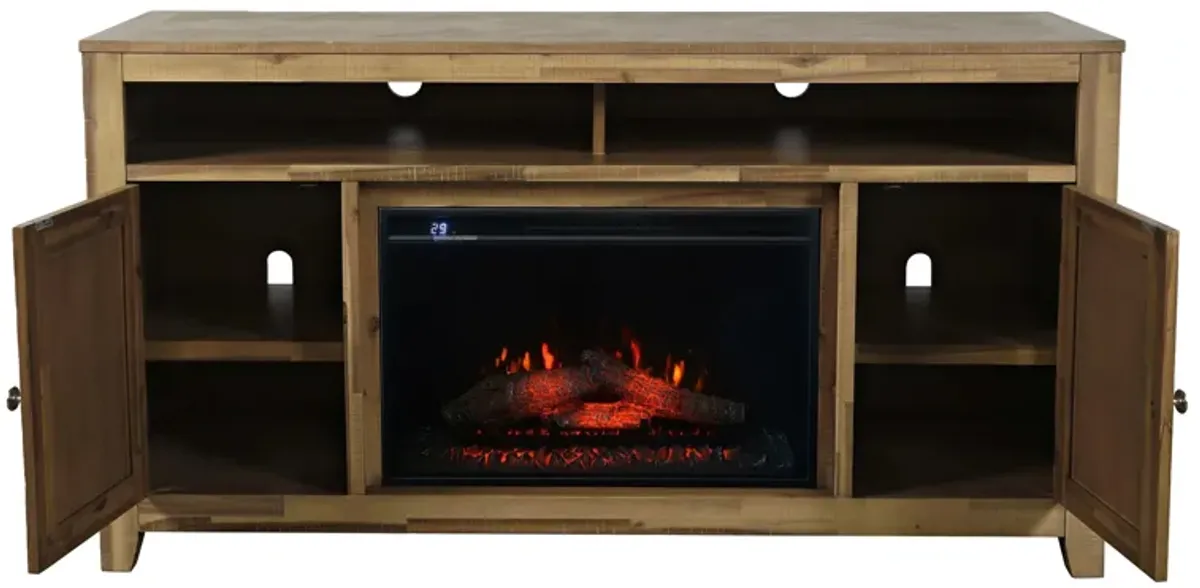 Fairview TV Stand w/ Electric Fireplace