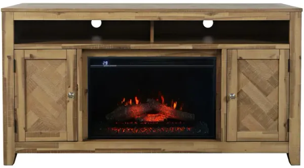 Fairview TV Stand w/ Electric Fireplace