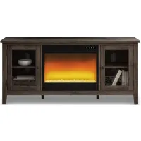 Arlenbry TV Stand & Electric Fireplace in Gray by Ashley Express