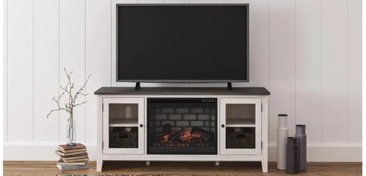 Dorrinson TV Stand & Electric Fireplace