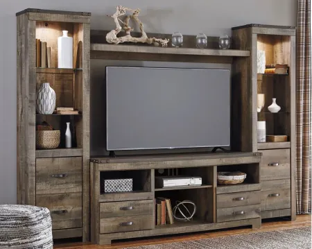 Trinell 4pc. Entertainment Center in Brown by Ashley Furniture