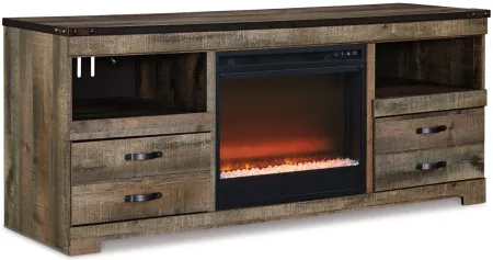 Trinell TV Stand & Fireplace in Brown by Ashley Furniture