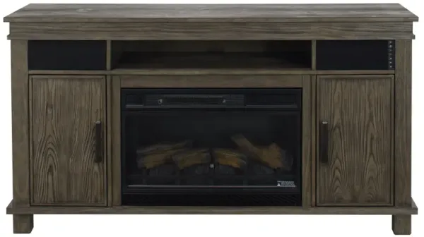 Montage Media Mantel with Firebox