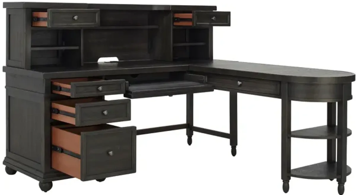 Manitoba 4-pc. L-Shaped Desk