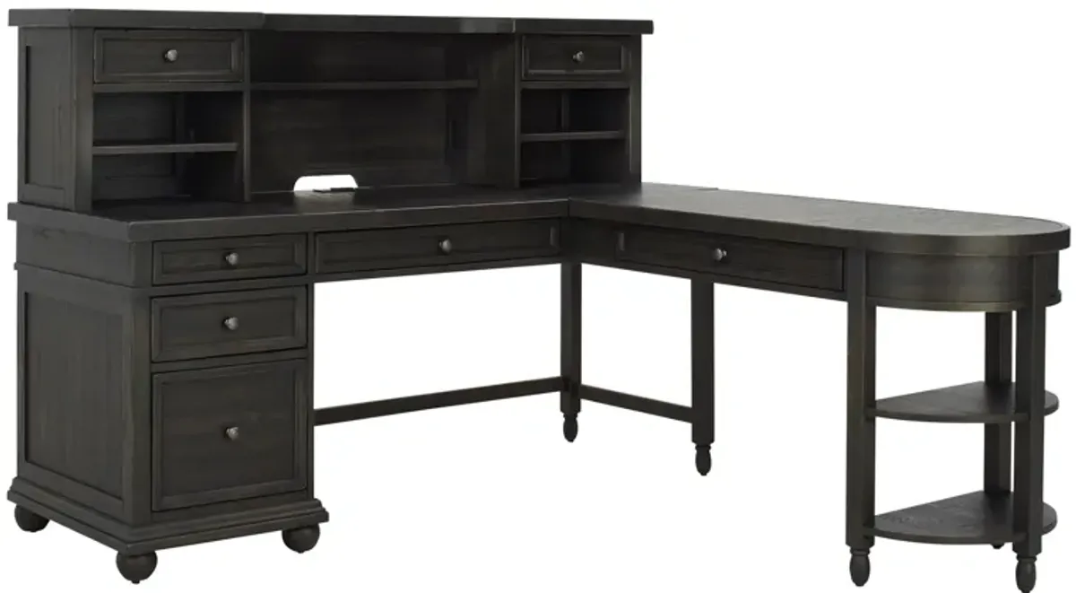 Manitoba 4-pc. L-Shaped Desk