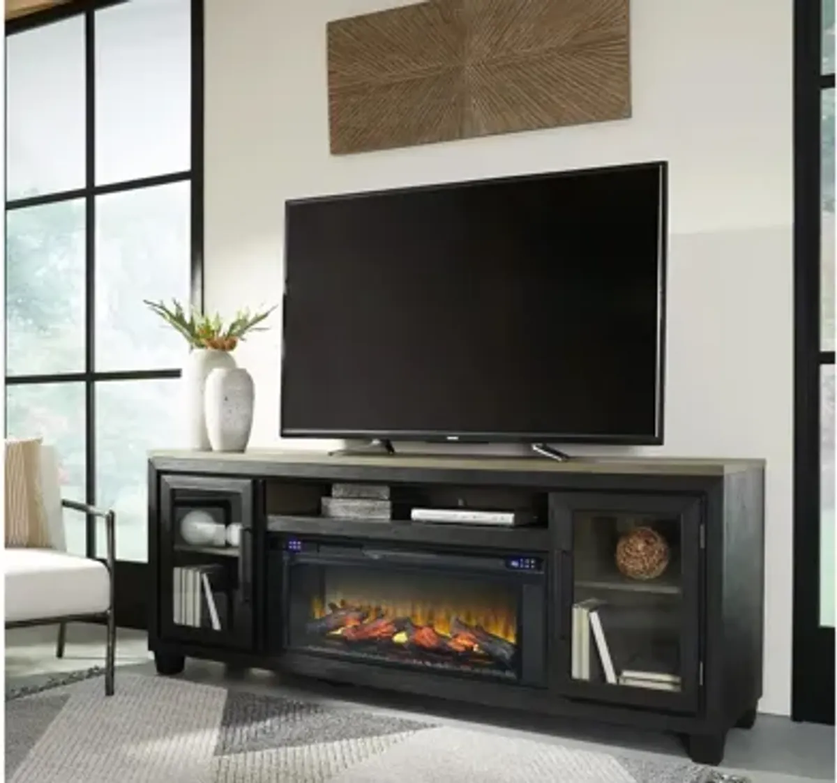 Foyland TV Stand & Fireplace