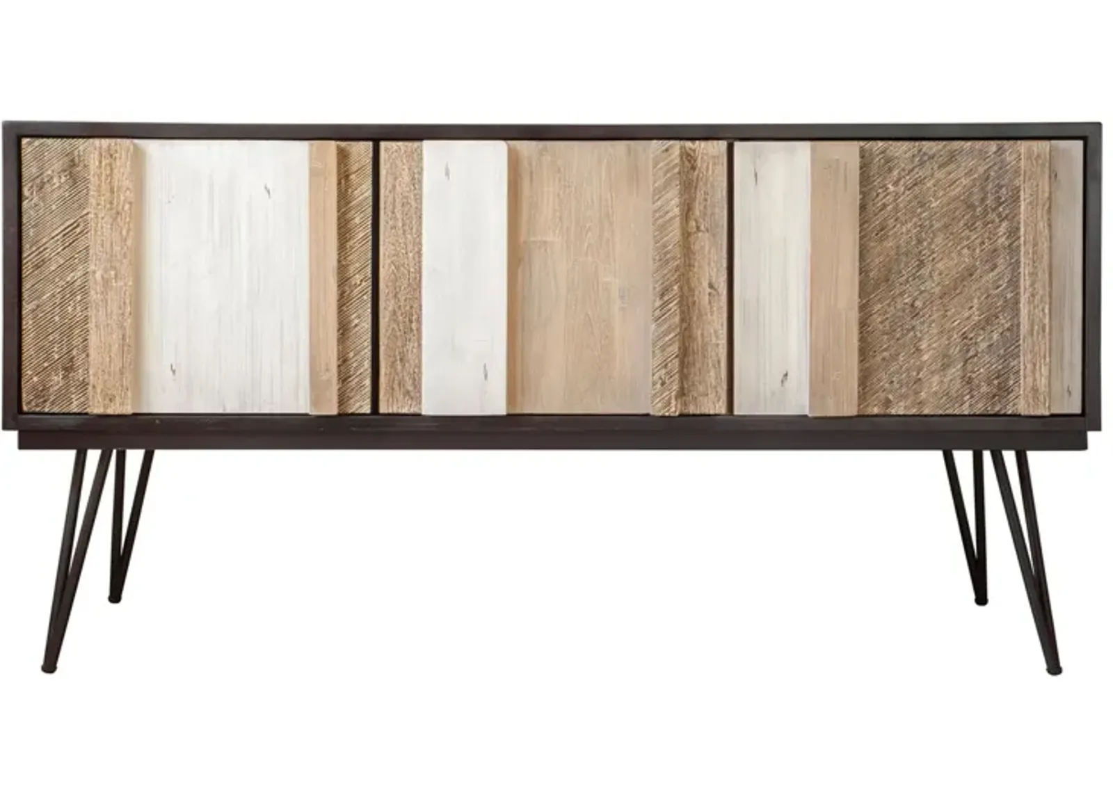 Metro Noir Havana Sideboard in Brown, White by LH Imports Ltd