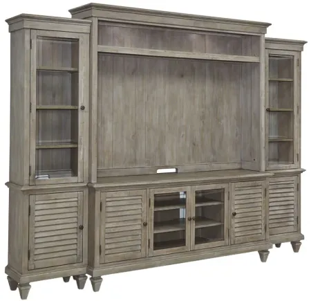 Clyde Entertainment Center in Dovetail Gray by Magnussen Home