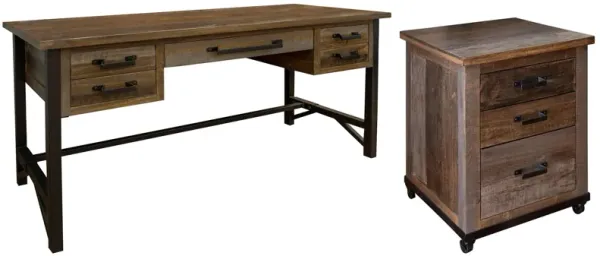 Loft Brown 2-pc. Home Office Set