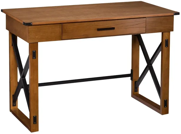 Kirkby Adjustable Height Desk in Natural by SEI Furniture