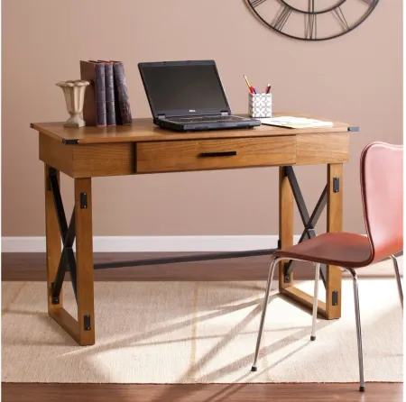 Kirkby Adjustable Height Desk in Natural by SEI Furniture