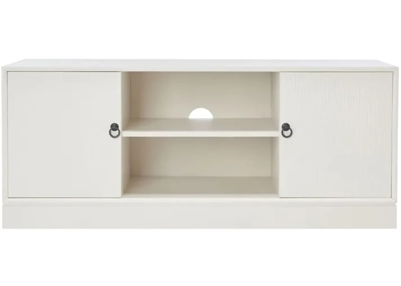 Aliyah Media Stand in White by Safavieh