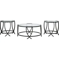Tandy 3PK Occasional Tables in Black by Ashley Furniture