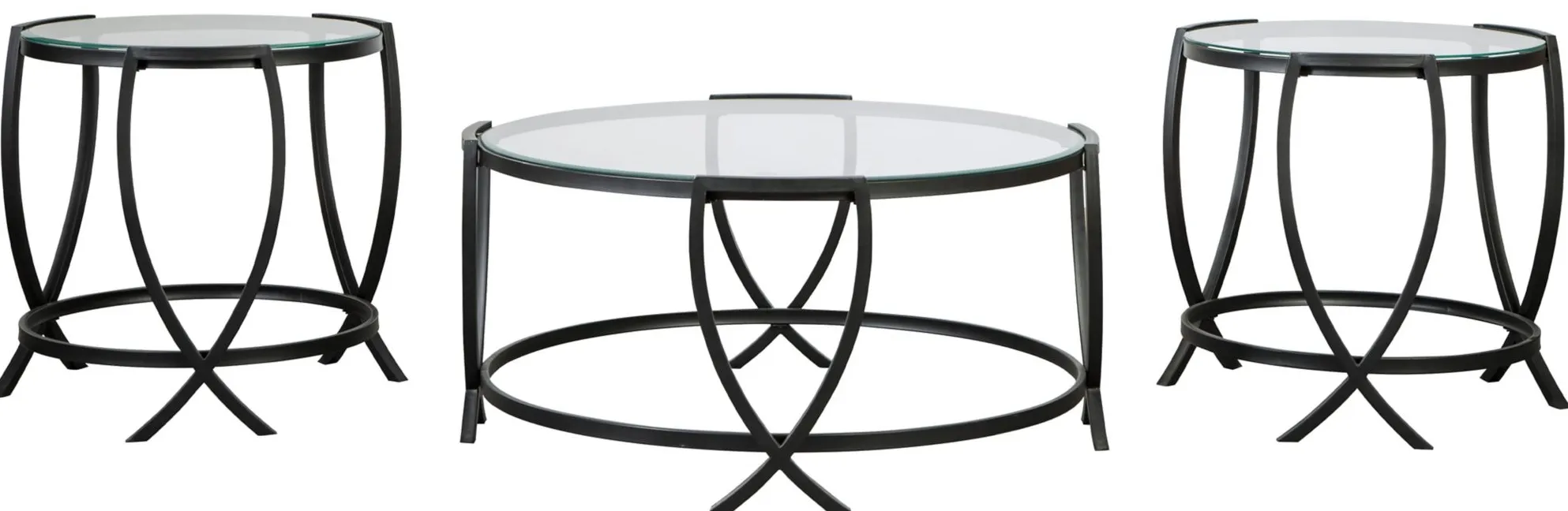 Tandy 3PK Occasional Tables in Black by Ashley Furniture