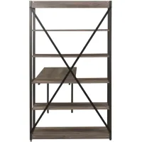 Tanners Creek Bookcase w/ Desk in Medium Gray by Liberty Furniture
