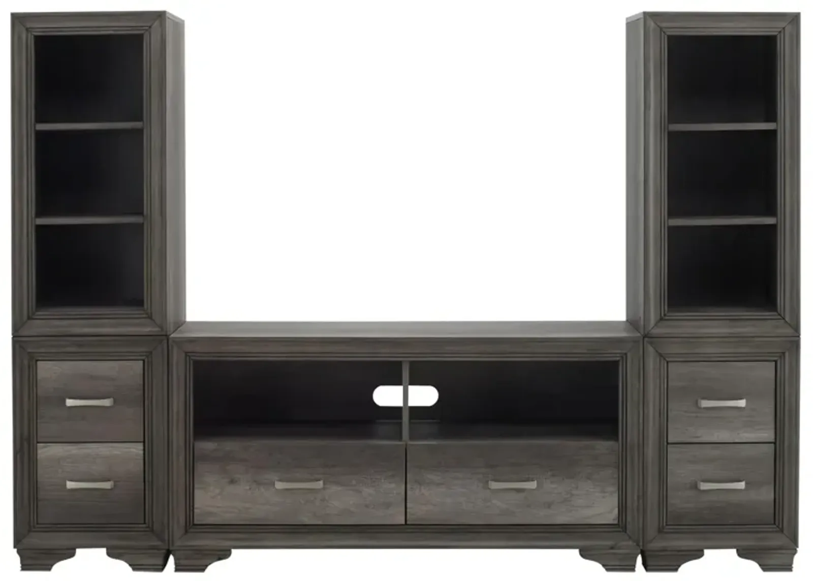 Aldus Entertainment Wall in Schattan Gray by Davis Intl.