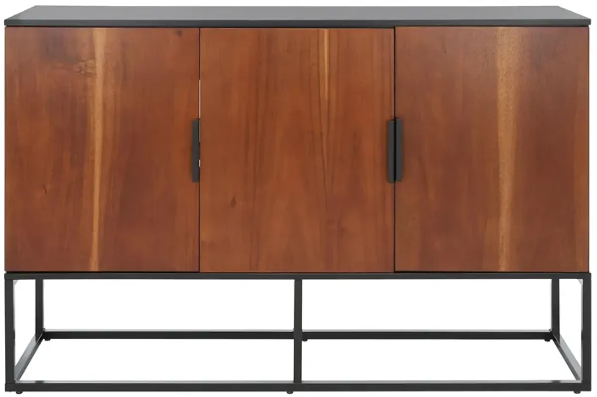 Vance Sideboard in Black / Brown by Safavieh