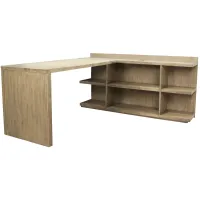 Newell L-Shaped Computer Desk in Sun-Drenched Acacia by Riverside Furniture