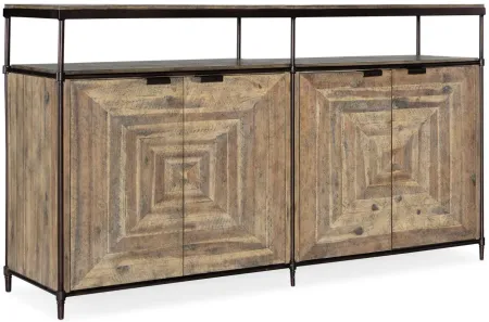 St. Armand Entertainment Console in Brown by Hooker Furniture