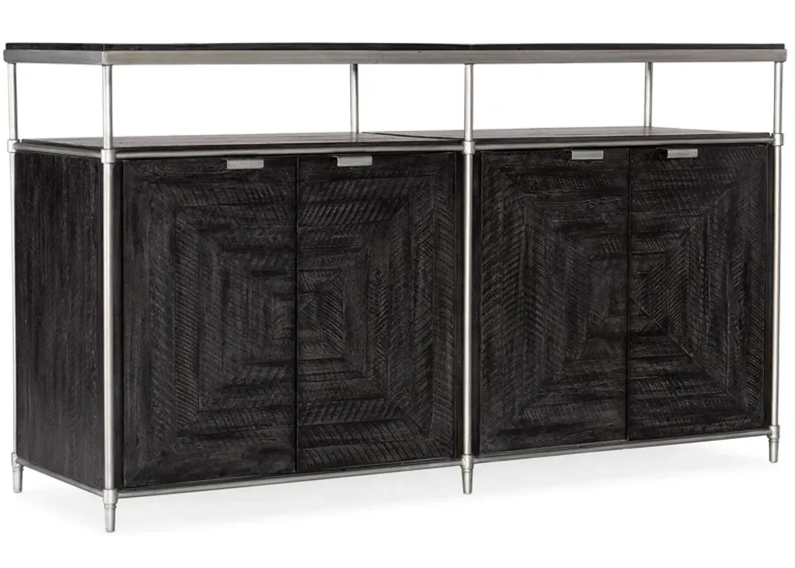 St. Armand Entertainment Console in Black by Hooker Furniture