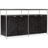 St. Armand Entertainment Console in Black by Hooker Furniture
