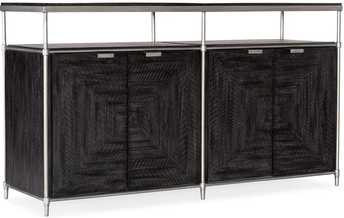 St. Armand Entertainment Console in Black by Hooker Furniture
