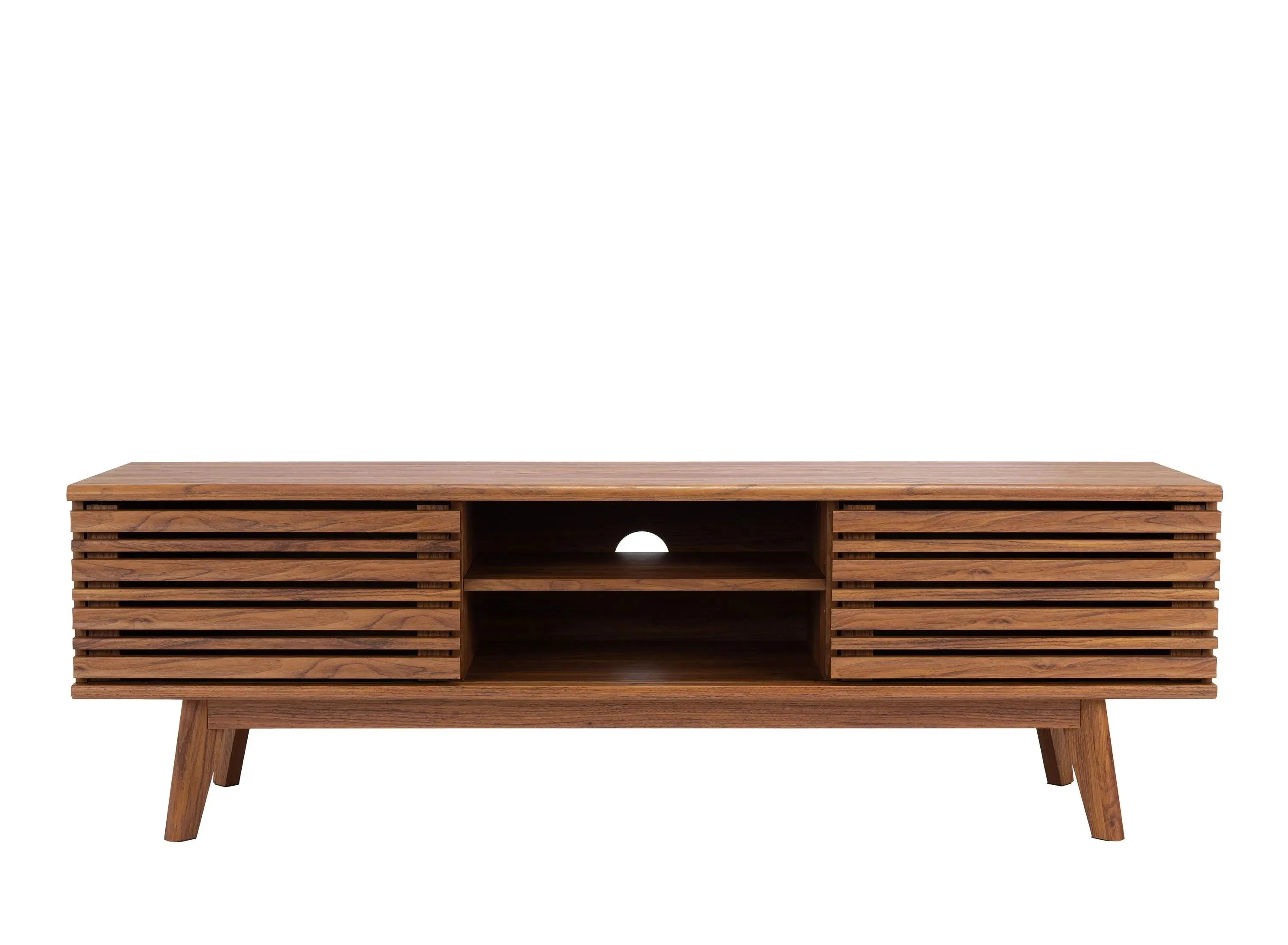 Esma Media Stand in Walnut by Safavieh