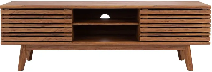 Esma Media Stand in Walnut by Safavieh