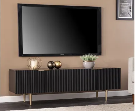Bloomington Tv/Media Console in Black by SEI Furniture