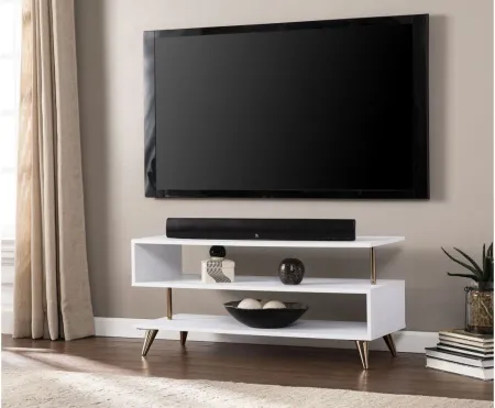 Ashford Tv Stand in White by SEI Furniture