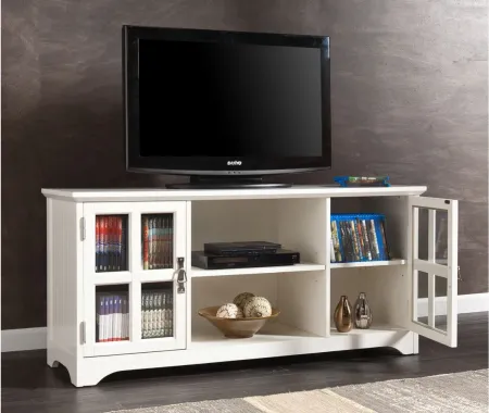 Flynn Tv/Media Stand in White by SEI Furniture