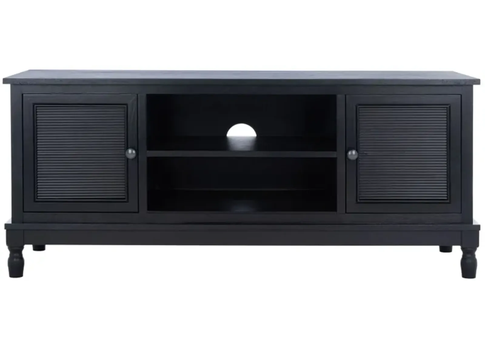 Ryder Media Stand in Black by Safavieh