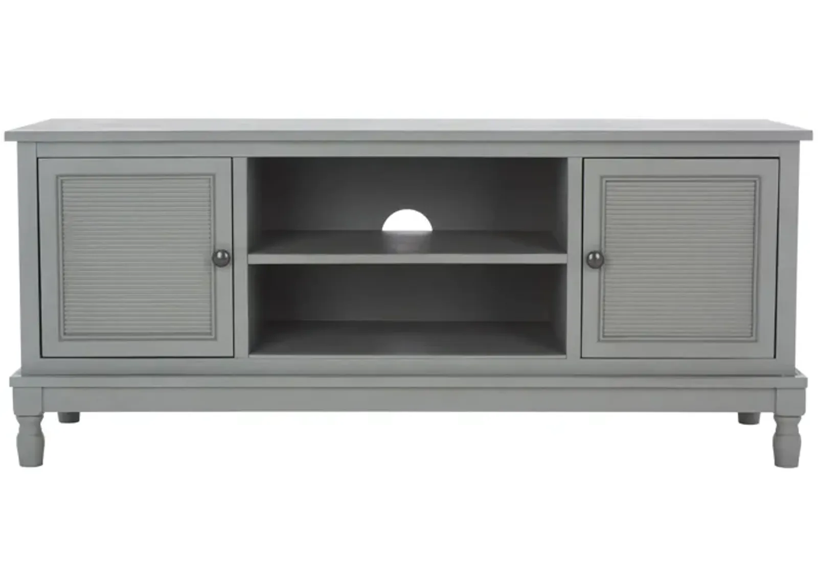 Ryder Media Stand in Distressed Gray by Safavieh