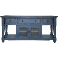 Aruba 70" TV Stand in Dark blue by International Furniture Direct