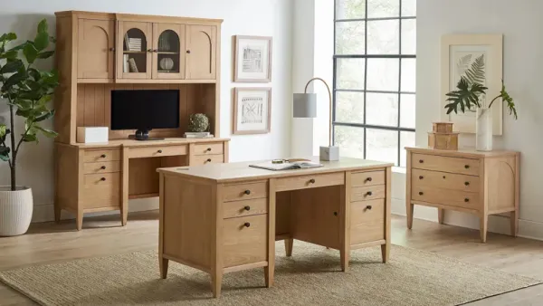 Memphis 2-pc. Credenza and Hutch