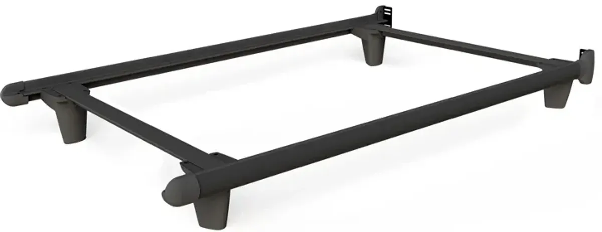 emBrace Bed Frame w/ Glides in Black by Knickerbocker