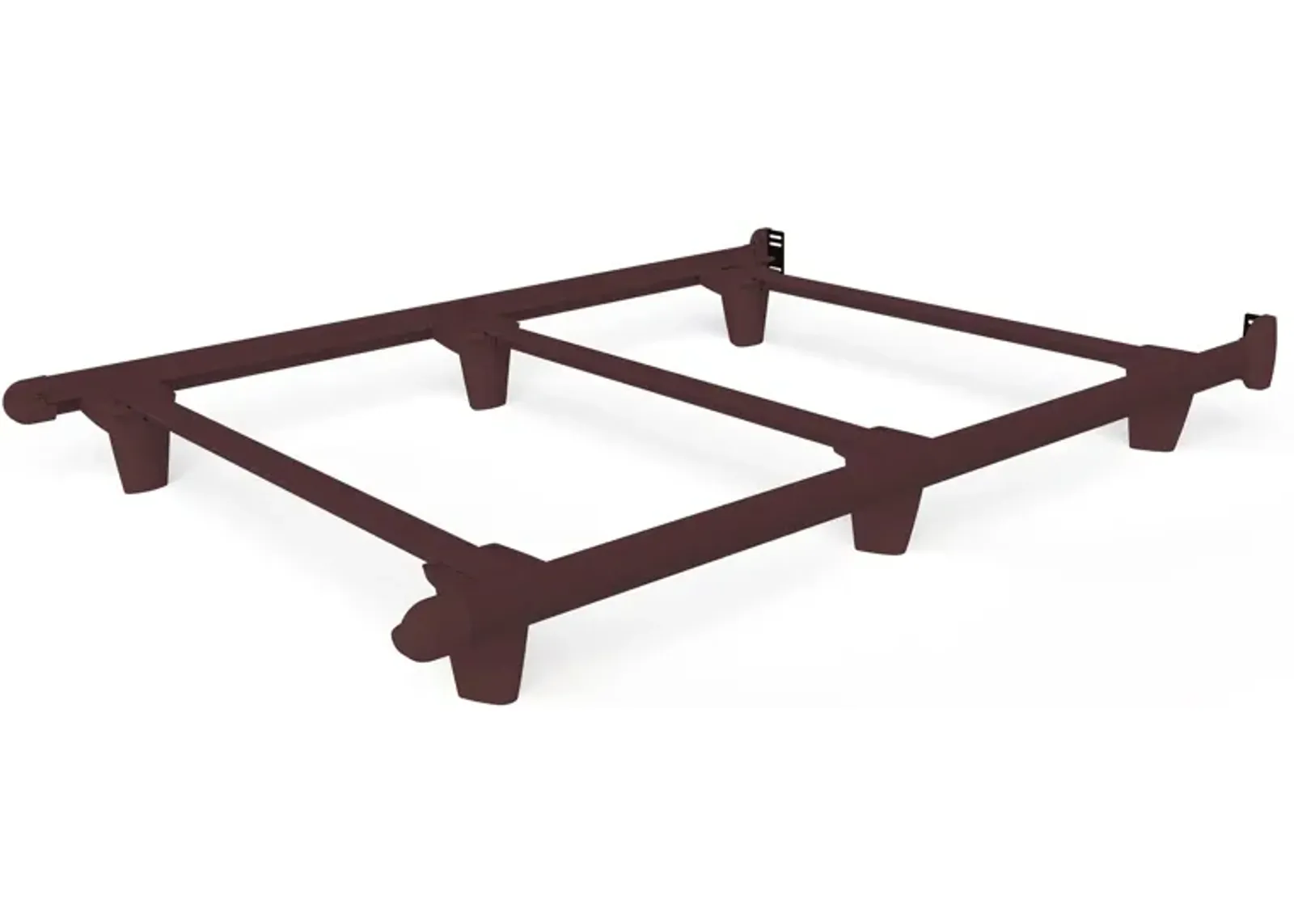 emBrace Bed Frame w/ Glides in Brown by Knickerbocker