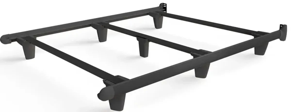 Embrace Bed Frame w/ Glides in Black by Knickerbocker