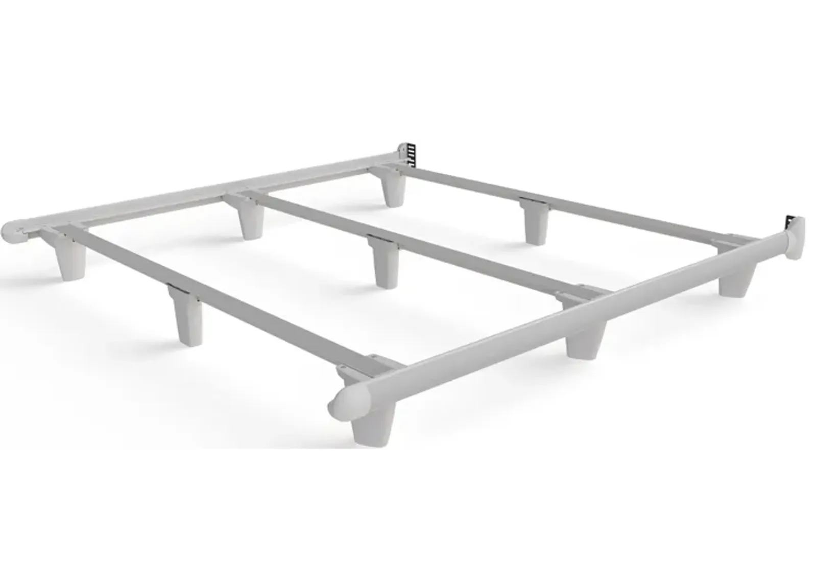 emBrace Bed Frame w/ Glides in White by Knickerbocker