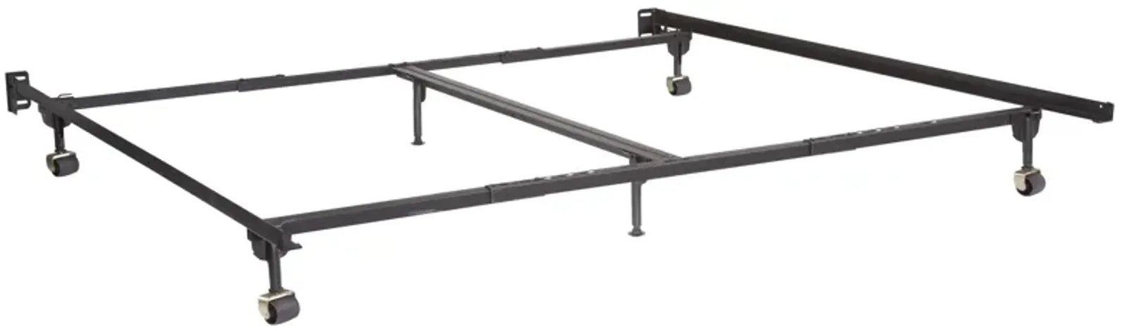 Adjustable Bed Frame w/ Casters - Queen/King