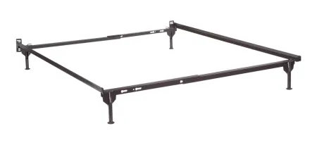 Metal Bed Frame w/ Glides - Twin/Full by Glideaway.