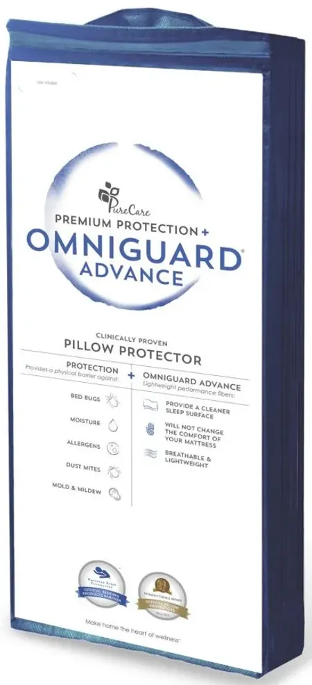 PureCare OmniGuard Pillow Protector - Standard in White by PureCare
