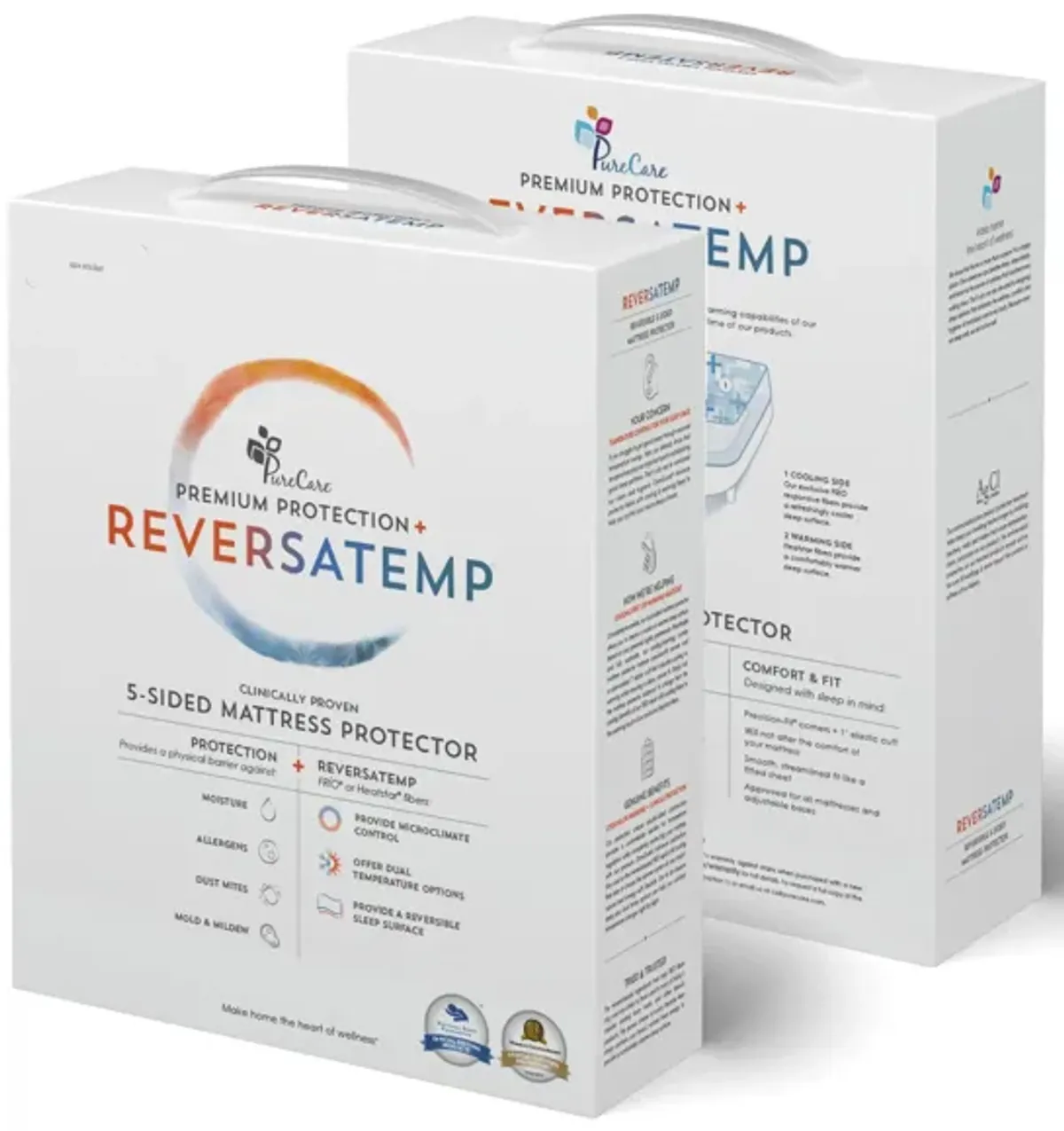 PureCare ReversaTemp 5-Sided Mattress Protector