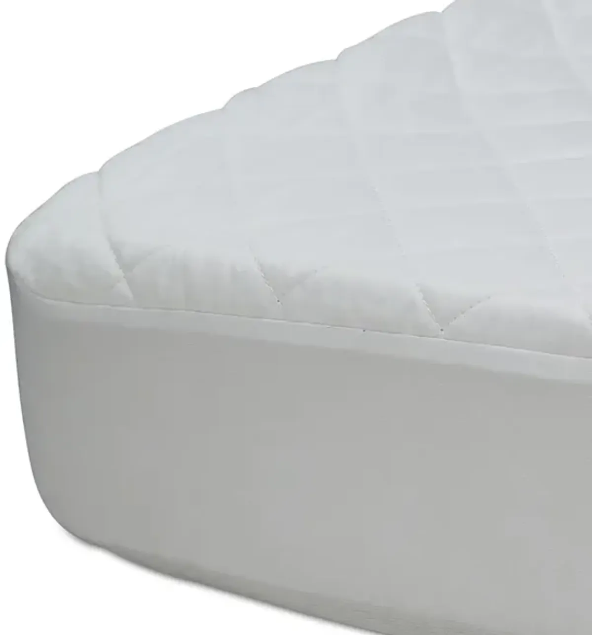 Beautyrest KIDS Fitted Crib Mattress Pad by Delta Children in White by Delta Children