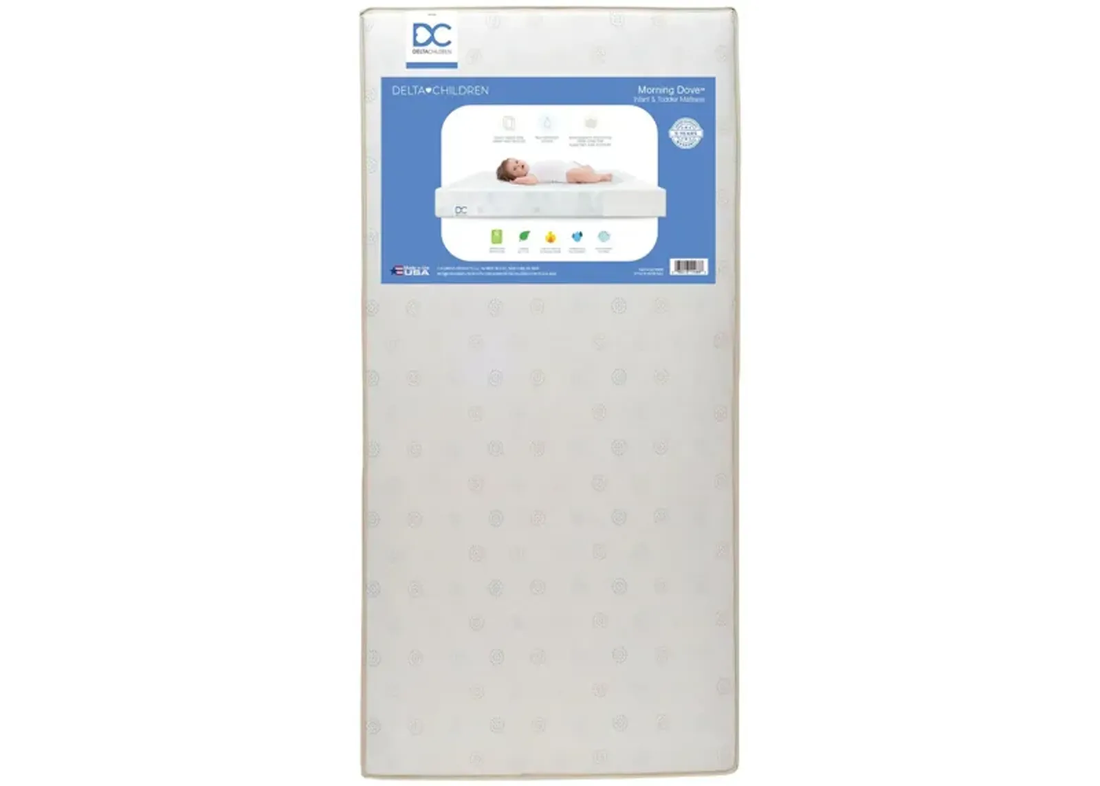 Delta Children Morning Dove Dual Sided Crib and Toddler Mattress by Delta Enterprises